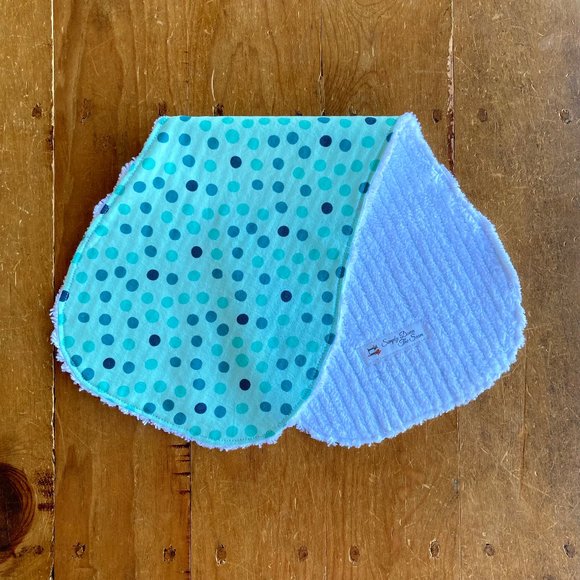 Brand new never used handmade baby boy burp cloths, soft and absorbent burp rags - Picture 4 of 10